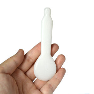 Herramienta de masaje Facial Gua Sha, palo de Jade blanco, puntero de acupuntura, pluma de punto Gua Sha - Product Image 3
