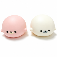 Jouet Squishy Doux à Remontée Lente, Animal Marin Mignon Anti-Stress à Presser, Jouet Fidget Réaliste et Doux pour Bureau et Maison