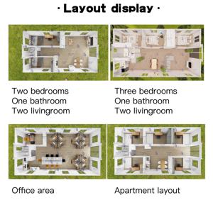 Chinesische Fabrik für erweiterbare Containerhäuser: 3-in-1 faltbares Containerhaus – Großhandelspreise für modulare, erweiterbare Containerwohnungen - Product Image 5