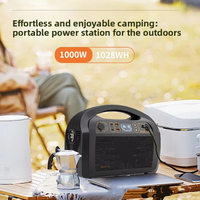 Station d'alimentation portable écologique 1000W avec kit de charge solaire pour les voyages de camping estivaux au Koweït et l'alimentation des événements en plein air