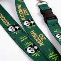 CH Wholesale Sublimation Printing Polyester Lanyards With Logo Custom Certification Keychain OEM ODM ECO Promotion Event Gifts