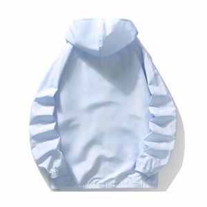 เสื้อฮู้ดโลโก้สั่งทำพิเศษ เสื้อกันหนาวฤดูใบไม้ร่วงและฤดูหนาว เสื้อคลุมสำหรับกลุ่มบริษัท ผ้าไหมน้ำแข็ง เย็นสบาย มีฮู้ด สำหรับตกปลา แบบบาง - Product Image 2