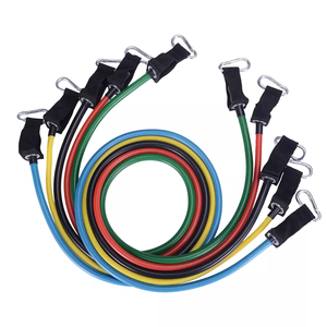 مصنع الساخن بيع دائم 11 قطعة مجموعة شريط مقاومة للعلاج الطبيعي والمنزل التدريبات - Product Image 6