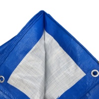 Bâche en polyéthylène HDPE, bâche 130GSM, couleur bleue, couverture de camion, imperméable, bonne qualité, exportation vers l'Afrique