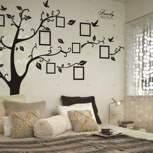 2024 <span class=keywords><strong>grand</strong></span> arbre généalogique sticker mural décor amovible cadre Photo arbre photo <span class=keywords><strong>Stickers</strong></span> muraux pour salon mur vinyle décalcomanie - Product Image 2