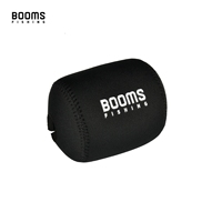 Logo personnalisé noir accessoires de pêche néoprène 4 tailles moulinet de pêche couverture filature sac de moulinet de pêche