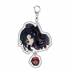 Porte-clés Anime <span class=keywords><strong>Tian</strong></span> <span class=keywords><strong>Guan</strong></span> <span class=keywords><strong>Ci</strong></span> <span class=keywords><strong>Fu</strong></span> Porte-clés double face Heaven Official's Blessing Game Cartoon Acrylic Pendant Keyring For Kid Gift - Product Image 5