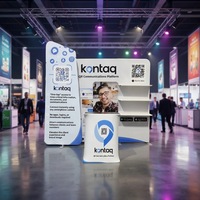 Équipement d'exposition pour salons professionnels : Stands publicitaires, toiles tendues en aluminium, toiles de fond et vitrines pour événements