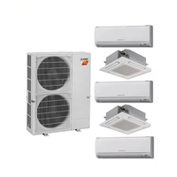 Mitsubishi nouveau système VRV de climatisation multi-split compresseur Mitsubishi à faible bruit pour projet avec moteur à pompe