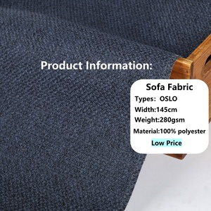 Tela de Tapicería para Sofás <span class=keywords><strong>Oslo</strong></span> 100% Poliéster, Lino Tejido de Alta Calidad, Estilo Liso, el Más Popular para Sofás - Product Image 2