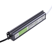 Fuente de Alimentación AC-DC de Doble Salida, 12V 50W, IP67, Resistente a la Lluvia, Ajustable, para Letreros LED y Lámparas de Píxeles, Hecho en China