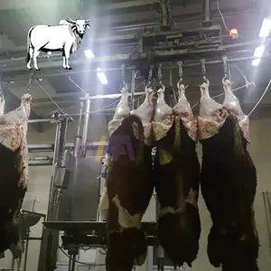 Factory Price Halal Cow Slaughter Machine Abattoir Cattle Slaughter Line Equipment For Bull Slaughterhouse Machinery