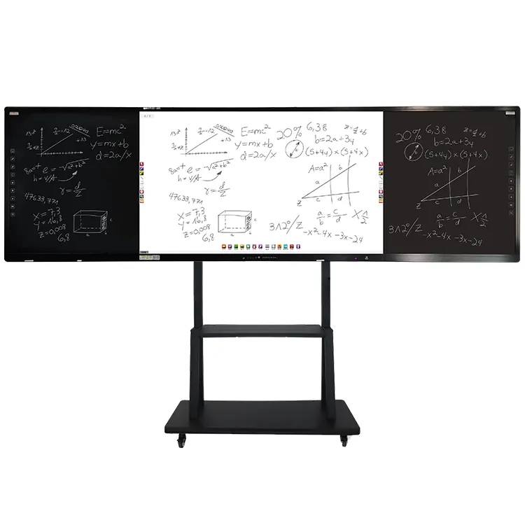 2023 Nieuwe Creatieve Led Naadloze Schrijven Ir Touchscreen Board Recordable Smart Schoolbord Voor Het Lesgeven Vergadering