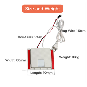 Interruptor táctil de una sola tecla integrado con espejo, interruptor de inducción de un solo Color/doble Color de 12V y 24W con fuente de alimentación del controlador, 1 unidad - Product Image 4