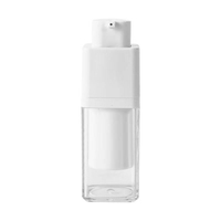 Flacon pompe sans air vide haut de gamme 15ML 30ML 50ML en plastique pour crème, lotion, spray, flacons de voyage