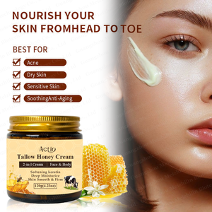 Bálsamo de Sebo Batido OEM ODM, Manteca Corporal Orgánica con Aceite de Oliva Infundido para Eccema, Rosácea, Bebés - Product Image 2