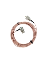 RG316 5m/16.4ft Extension de voiture à faible perte Câble d'alimentation coaxial Accessoires d'antenne radio mobile avec SL16/SO239 à PL259