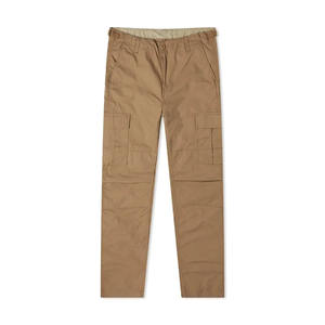Pantalones Cargo Vintage con Detalles Desgastados y Corte Relajado a la Cadera, Diseñados para Hombres con Estética Utilitaria y Casual - Product Image 1