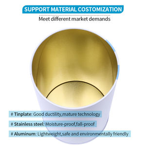 Ofertas Limitadas de Muestras Recipiente de Almacenamiento de Alimentos Lata para Té <span class=keywords><strong>Yerba</strong></span> <span class=keywords><strong>Mate</strong></span> Café en Hoja Suelta con Boquilla - Product Image 3