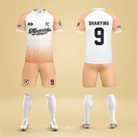 Maillots de football pour hommes adultes, sublimation pour toute l'équipe, impression numérique, 100% polyester, uniforme d'équipe de football, entraînements et matchs, faible MOQ