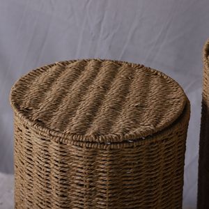 Panier <span class=keywords><strong>de</strong></span> rangement en osier fait main pour le tissage <span class=keywords><strong>de</strong></span> type poire <span class=keywords><strong>de</strong></span> <span class=keywords><strong>neige</strong></span> Panier à linge sale Panier <span class=keywords><strong>de</strong></span> rangement personnalisé pour hôtel folklorique Déco pour chambre d'enfant - Product Image 4