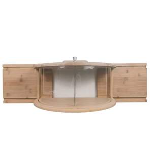 Mangeoire à oiseaux à fenêtre personnalisée avec vue dégagée à 180 ° pour observer le balcon intérieur Cage à oiseaux avec alimentation en eau Jouets pour chiens - Product Image 1