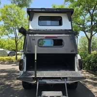 Tente de toit pliable légère et étanche de style moderne pour camping-car, auvent rigide pour camionnette, idéale pour le camping