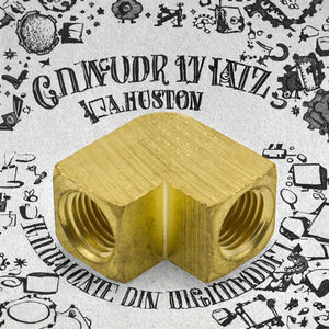 Raccord en T en laiton forgé à tête hexagonale fileté femelle 1/4 - Product Image 3