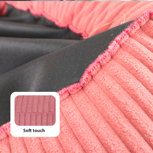 Petopia lujo sólido rayas <span class=keywords><strong>Schnauzer</strong></span> camas para perros gatos cojín moderno Rosa comprimido cama para perros rectángulo clásico calidad - Product Image 2