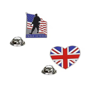 Spilla Distintiva Personalizzata a Forma di Hotel Burj <span class=keywords><strong>Al</strong></span> Arab, Souvenir Turistico di Dubai, Edificio Famoso del Mondo, in Metallo - Product Image 2