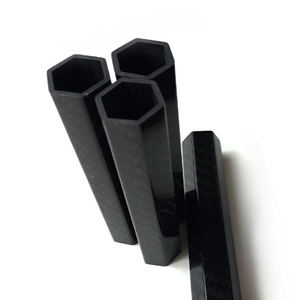 ท่อคาร์บอนไฟเบอร์หกเหลี่ยมทนต่อการกัดกร่อนใช้งานง่ายสำหรับอุตสาหกรรมเครื่องจักรกล - Product Image 1