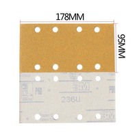 3M 236U Желтый прямоугольный абразивный диск из оксида алюминия для шлифовки и полировки поверхностей Festool, диаметр 127 мм