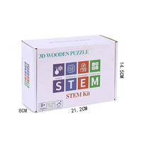 Jouet en bois de physique STEM DWI 3 en 1, projet scientifique d'assemblage DIY, kit de robot solaire artisanal, puzzles en bois 3D, jouets éducatifs pour enfants