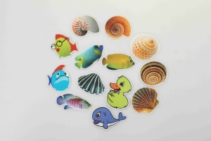 GY ISO9001 Certifié Usine Fourniture Directe d'Autocollants de Sol Imperméables et Antidérapants PEVA Imprimés pour Baignoire Salle de Bains - Product Image 5