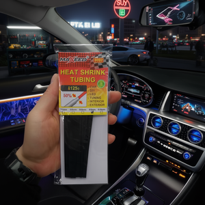 Maxeed Heat <b>Shrink</b> Tubing 8mm Black For Car Diy Led Tuning Interior Exterior - Product Image 3