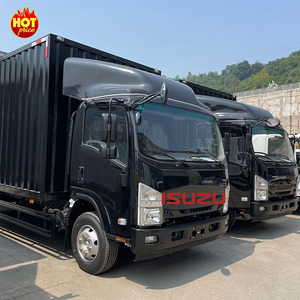 กล่องสินค้า4x2รถบรรทุกน้ำหนักเบารถอีซูซุ LHD RHD 5ตัน3ตัน4x4 7เมตรราคาถูกราคาถูก700P สีดำขาว - Product Image 4