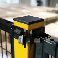 Clôture de sécurité d'atelier soudée de qualité supérieure, revêtement poudré, galvanisée, anti-rouille, équipement de protection d'usine, panneau de clôture