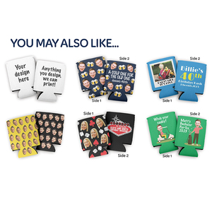 Tùy chỉnh hình ảnh có thể mát vui sinh nhật ủng hộ cá nhân Ảnh Quà Tặng tùy chỉnh khuôn mặt cao su tổng hợp có thể koozies sinh nhật coolies - Product Image 5