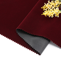 Tissu en velours floqué confortable pour pochettes, sacs, boîtes en fer, revêtements, accessoires de présentation, emballages extérieurs – Vente directe usine