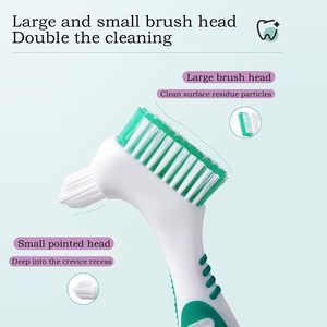 Cepillo de Limpieza para Dentaduras Postizas, Cuatro Colores, Pequeño, Productos Dentales Económicos de Fábrica - Product Image 2
