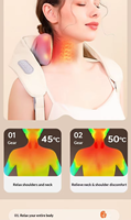 Masseur multifonctionnel pour le cou et les épaules, moteur silencieux, pétrissage, vibration, contrôle du minuterie, têtes de massage flexibles pour la maison et le bureau