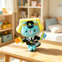 GMMTV Thai CP Porte-clés en peluche, figurine en peluche douce à habiller, jouet, ornement, cadeau d'anniversaire, décoration de bureau, cadeau pour fans