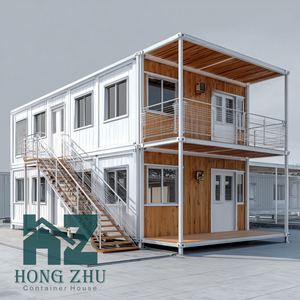 Dyhzce Modular prefab nhà để bán Chất lượng cao Kết Cấu Thép tùy chỉnh thiết kế năng lượng hiệu quả Nhà gỗ màu - Product Image 5