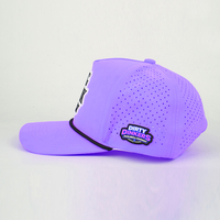 Casquette de baseball et de golf vintage personnalisée en gros avec patch en caoutchouc PVC perforé au laser à séchage rapide pour le sport et l'extérieur