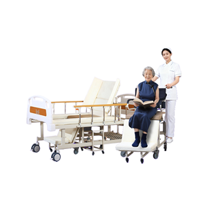<span class=keywords><strong>Cama</strong></span> <span class=keywords><strong>de</strong></span> Hospital Manual Multifuncional para Cuidado en el Hogar, Uso Dual Familiar, para <span class=keywords><strong>Silla</strong></span> <span class=keywords><strong>de</strong></span> <span class=keywords><strong>Ruedas</strong></span>, Enfermería, Parálisis por Ictus y Ancianos - Product Image 1