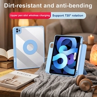 Étui magnétique détachable pour tablette avec emplacement pour stylo à chargement sans fil pour iPad 10e génération 2022
