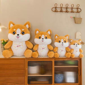 Jouet anti-stress personnalisable en coton durable, super doux, avec broderie de renard de dessin animé mignon, finition brillante, logo personnalisé, 36/45/55/70cm - Product Image 6