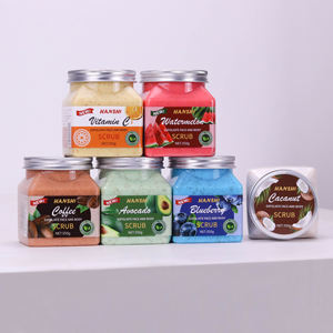 Produits Cosmétiques Soins Personnels Gommage Corporel Exfoliant Peau <span class=keywords><strong>de</strong></span> <span class=keywords><strong>Poulet</strong></span> Grand Format Blanchissant Parfum Citron Vitamine C Marque Privée - Product Image 1