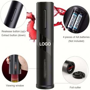 Custom logo Automatic Wine Bottle Opener <b>Set</b> USB Rechargeable Electric Stainless Steel Bottle Opener Promotional <b>Gifts</b> - Product Image 3