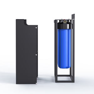 Filtre à eau extérieur électrique anti-fuite, série Big Blue 4.5x20, boîtier en acier inoxydable 304, entrée/sortie en laiton renforcé - Product Image 6